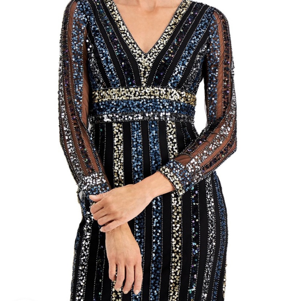 Embellished Column Gown